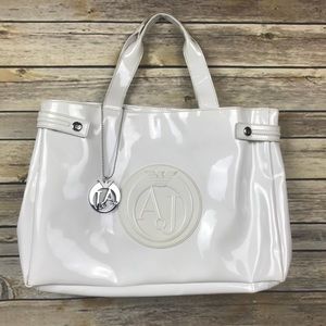 womens patent handbag black 